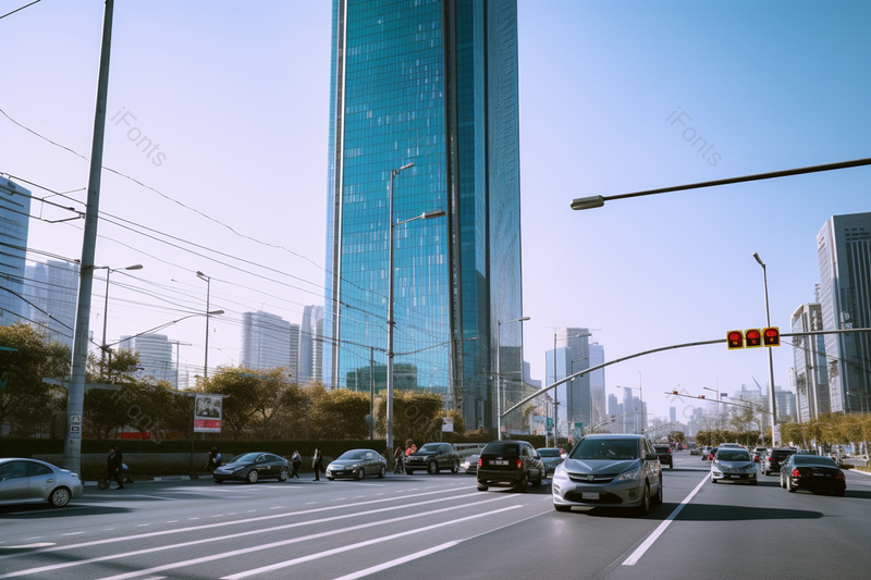 晴天城市街道实拍摄影图,高清,摄影图,摄影图片,图片大全,摄影图免费下载